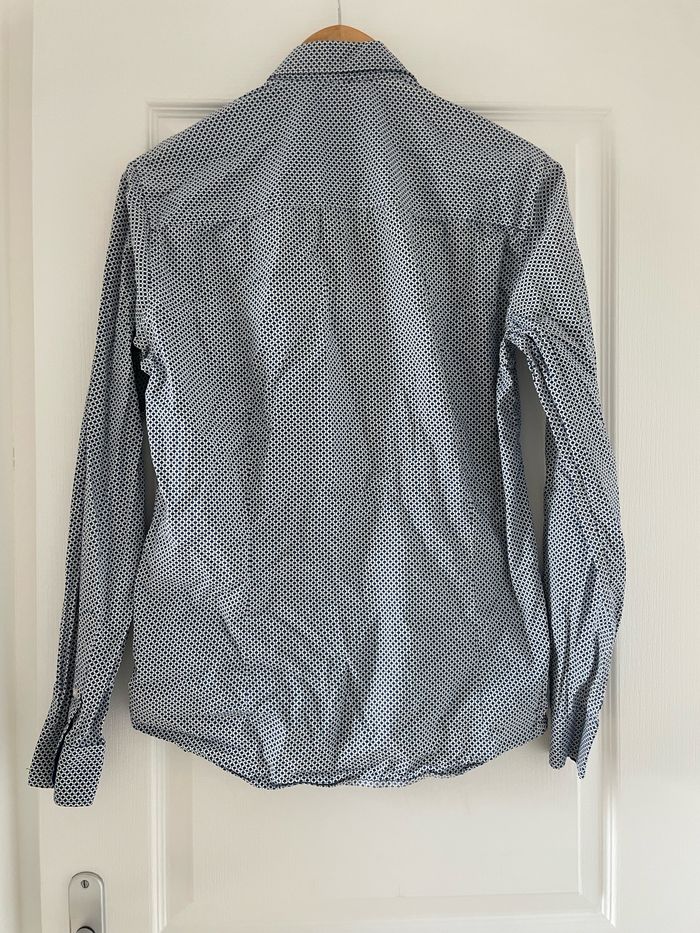 Chemise à motif bleu et blanc - photo numéro 3