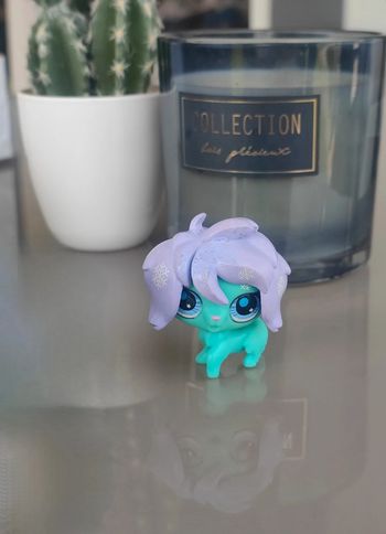 Littlest Pet Shop teal blue sheepdog #2829