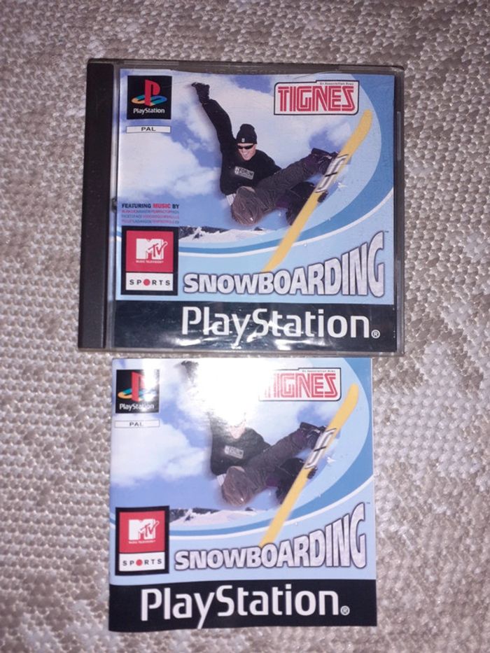 Playstation 1 ps1 mtv sports snowboarding