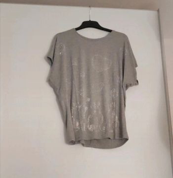 T shirt chat gris