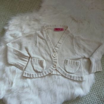 Gilet blanc 4 ans