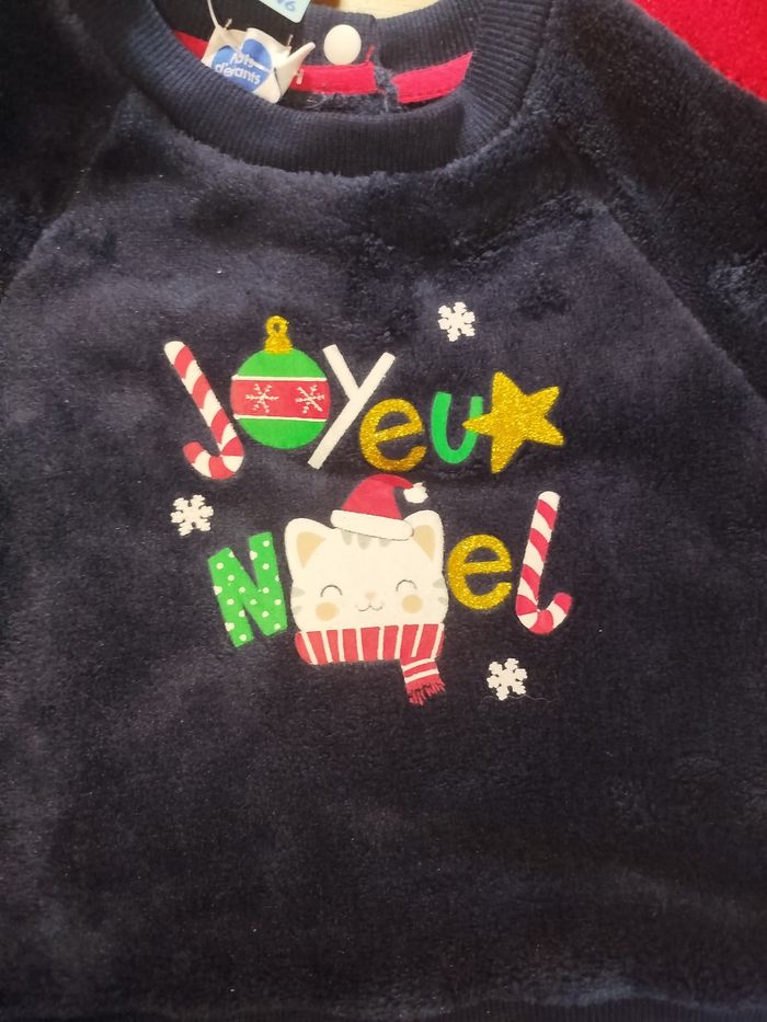 Lot de pull de Noël bébé T.9mois - photo numéro 7