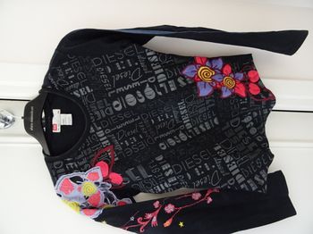 Tee shirt noir Diesel taille 14/16 ans