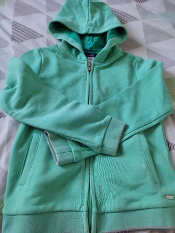 Gilet zippé fille
