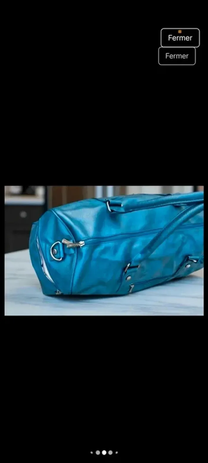 Sac bleu marine spacieux neuf - photo numéro 5