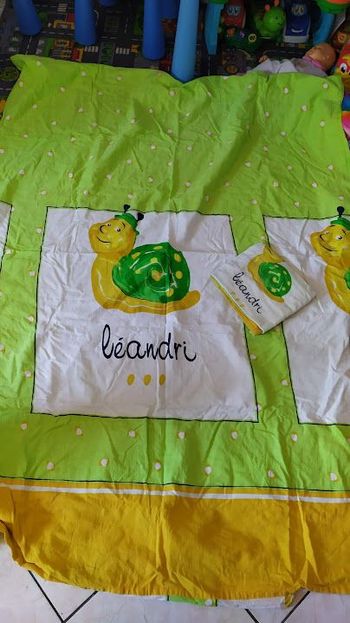 housse de couette lit enfant+1 taie