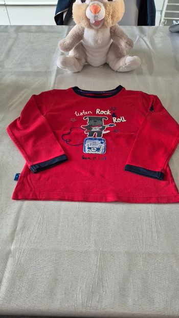 Tee-shirt "rock & roll" sergent-major 3 ans