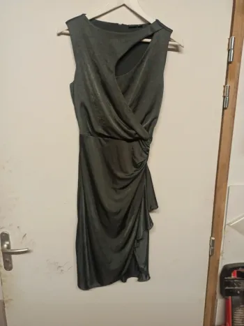 Robe effet drappé