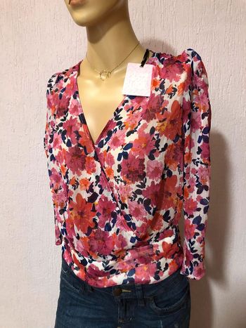 🌸 Blouse à fleurs Naf naf - n e u v e