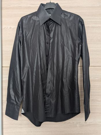 chemise homme marco serussi, taille L, effet brillant, état impeccable