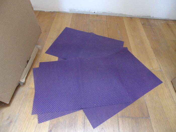 Set de table violet - photo numéro 3