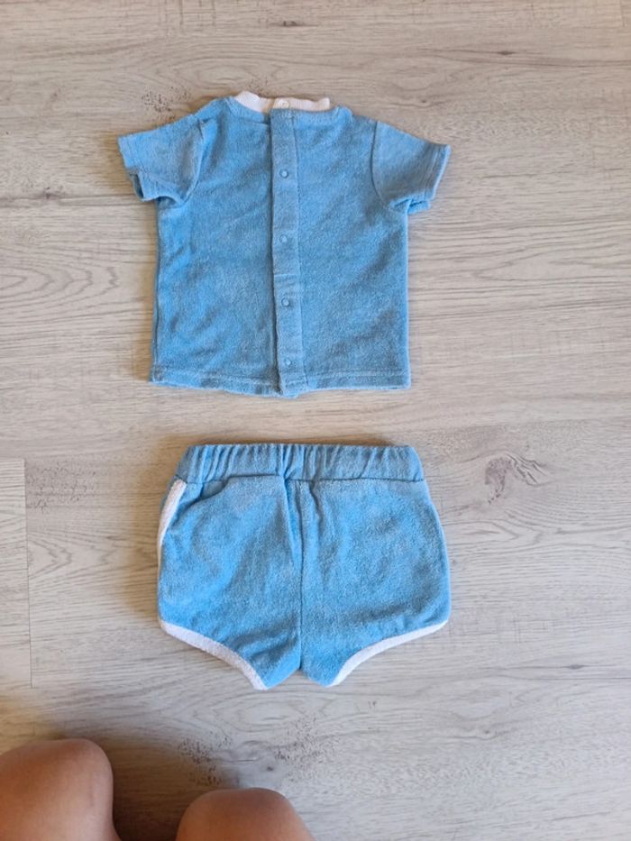 Ensemble 3 mois 62 cm Gémo short tee shirt neuf - photo numéro 11