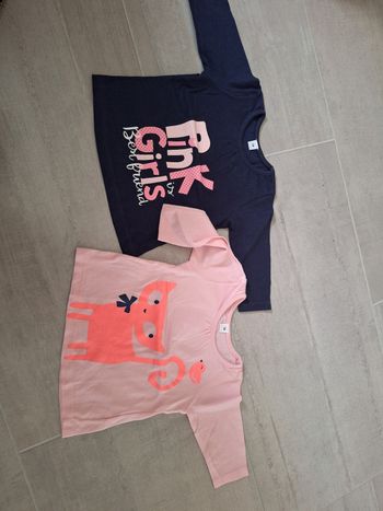2 tee-shirts manches longues