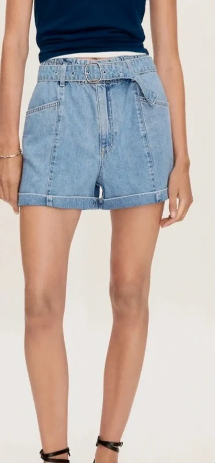 Short en jean Mango - photo numéro 4