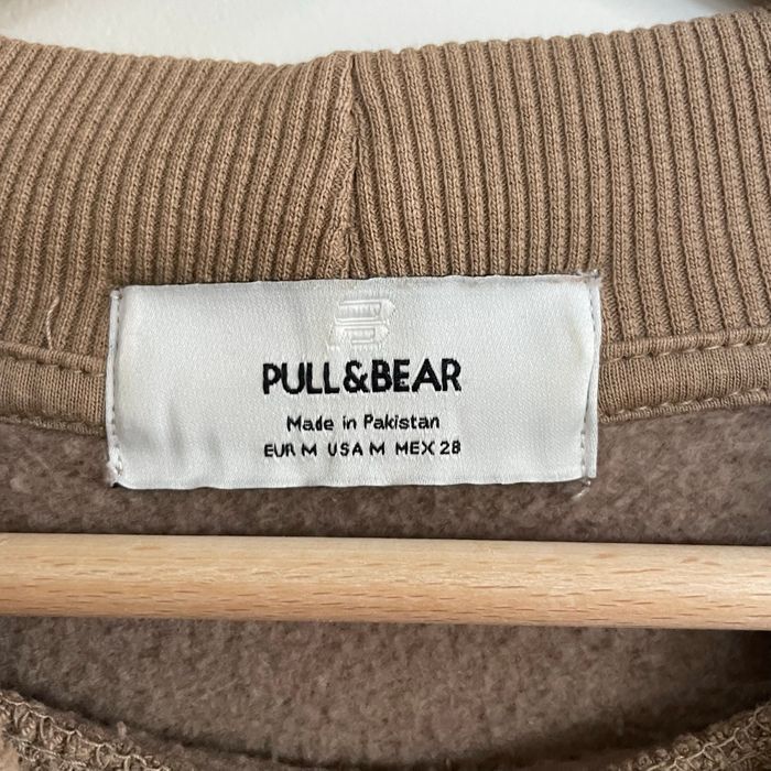 Robe pull camel Pull&Bear Taille M oversize col montant coton majoritaire V051 - photo numéro 6