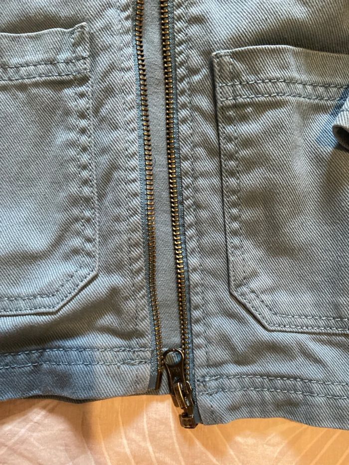 Veste en jean fermeture éclair - photo numéro 3