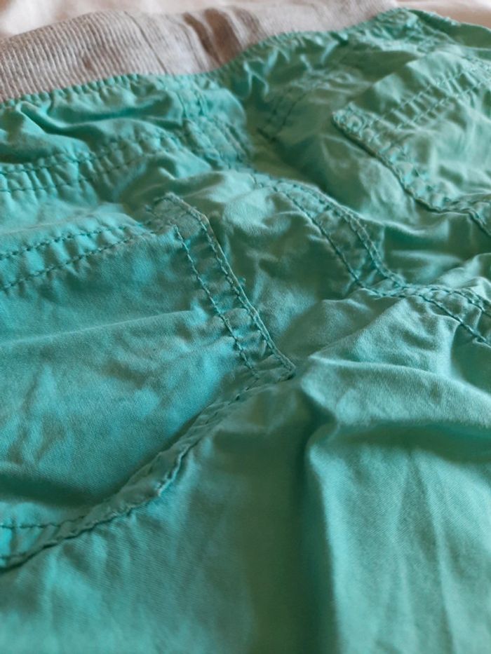 Short turquoise Baby by Gemo 18M - photo numéro 3