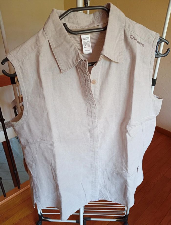 Débardeur Femme 55% Lin et 45% Coton Taille 42