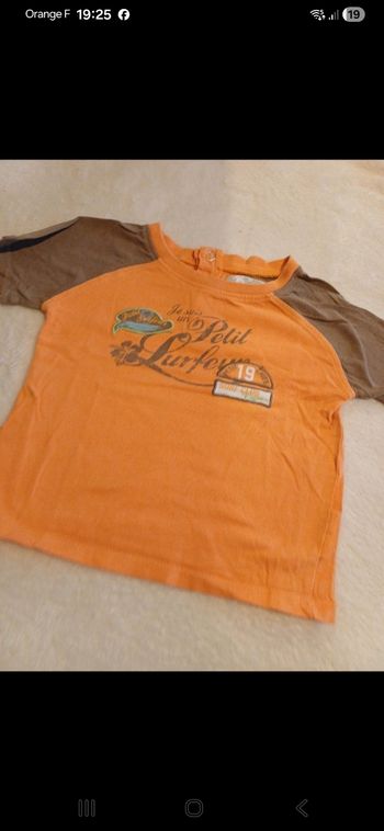 T.shirt bébé taille 12 mois