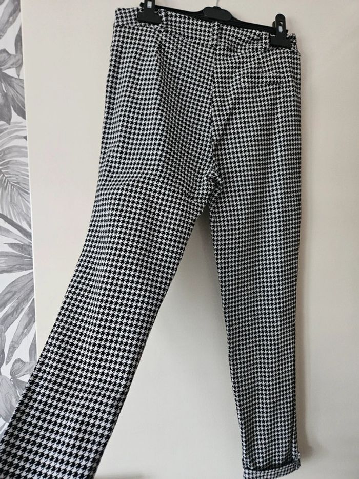 Pantalon court 3/4 à carreaux - photo numéro 4