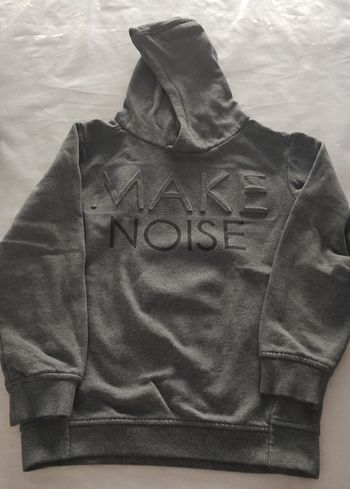 Sweat garçon KIABI 10 ans (138-143 cm) gris à capuche