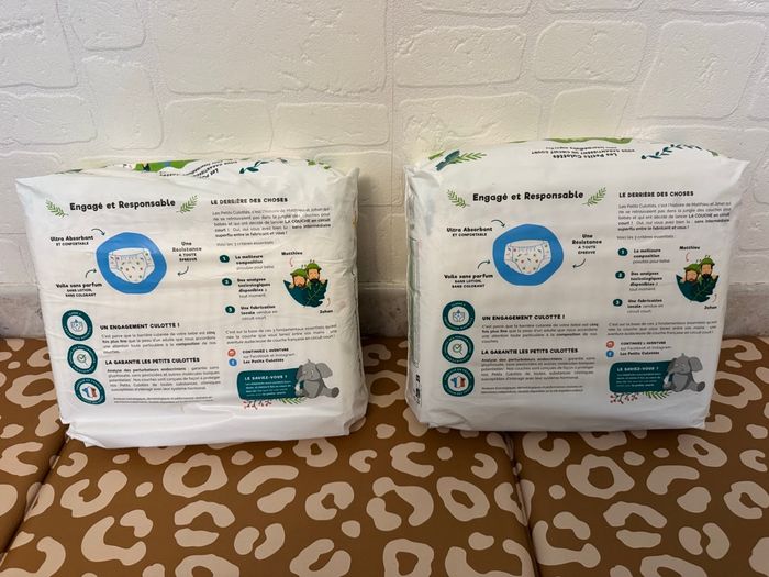 2 paquets de couches à enfiler les petits culottés - photo numéro 3