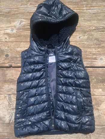 Doudoune sans manche Kiabi bleu taille 4 ans