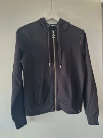 Gilet femme zippé noir à capuche Taille S Fbsister