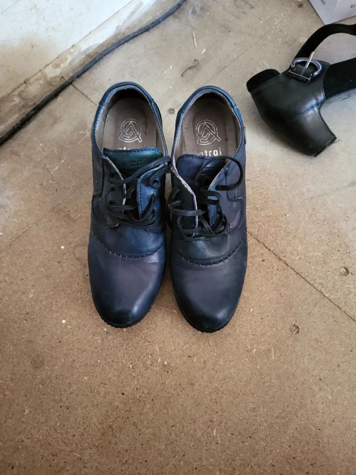 Bottines atrai en cuir