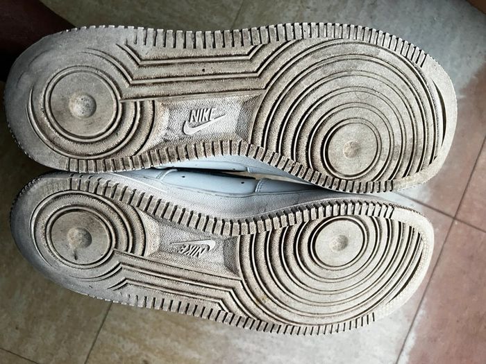 Nike air force one blanc noir 45 bon état - photo numéro 7