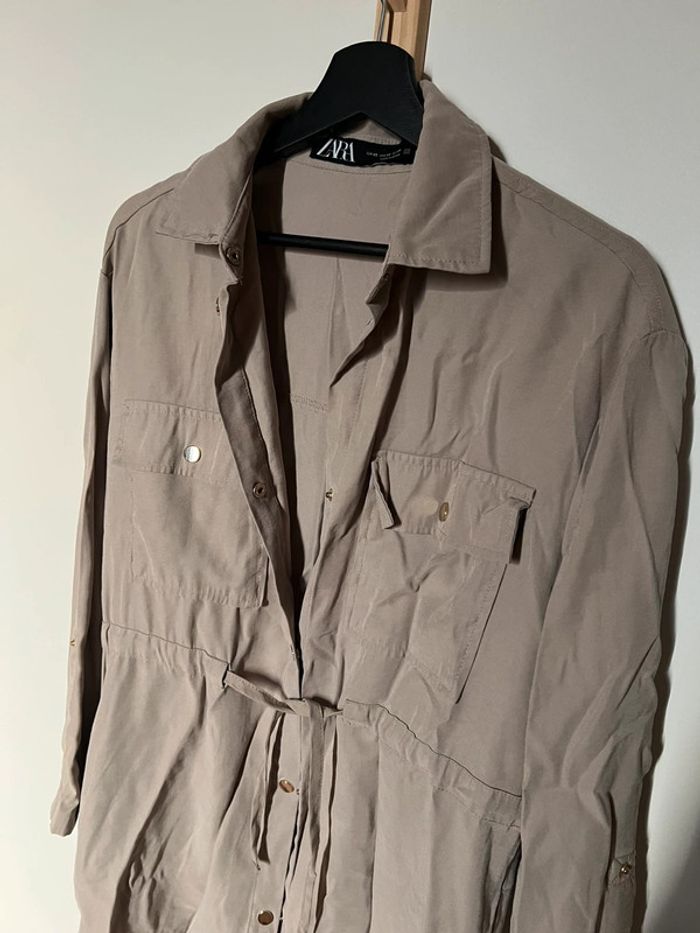 Chemise longue / veste légère Zara - Taille XS - photo numéro 2