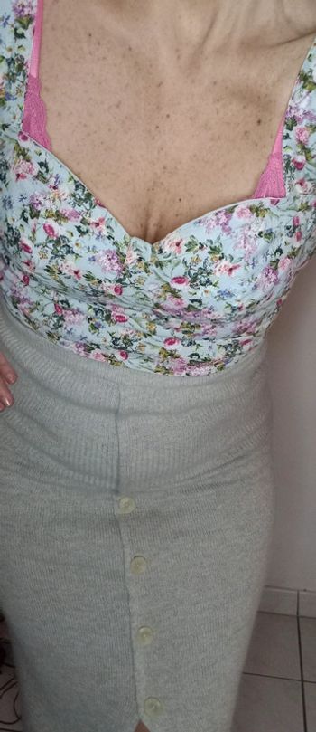 Top bustier fleuri pull&bear (multicolore), M / 38 / 10