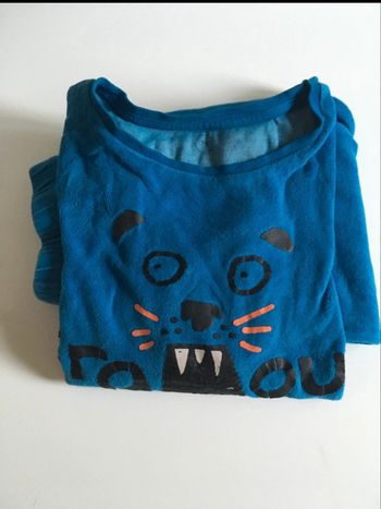 Pyjama Hiver deux pièces garçon satisfaisant taille 7 / 8 ans couleur bleu