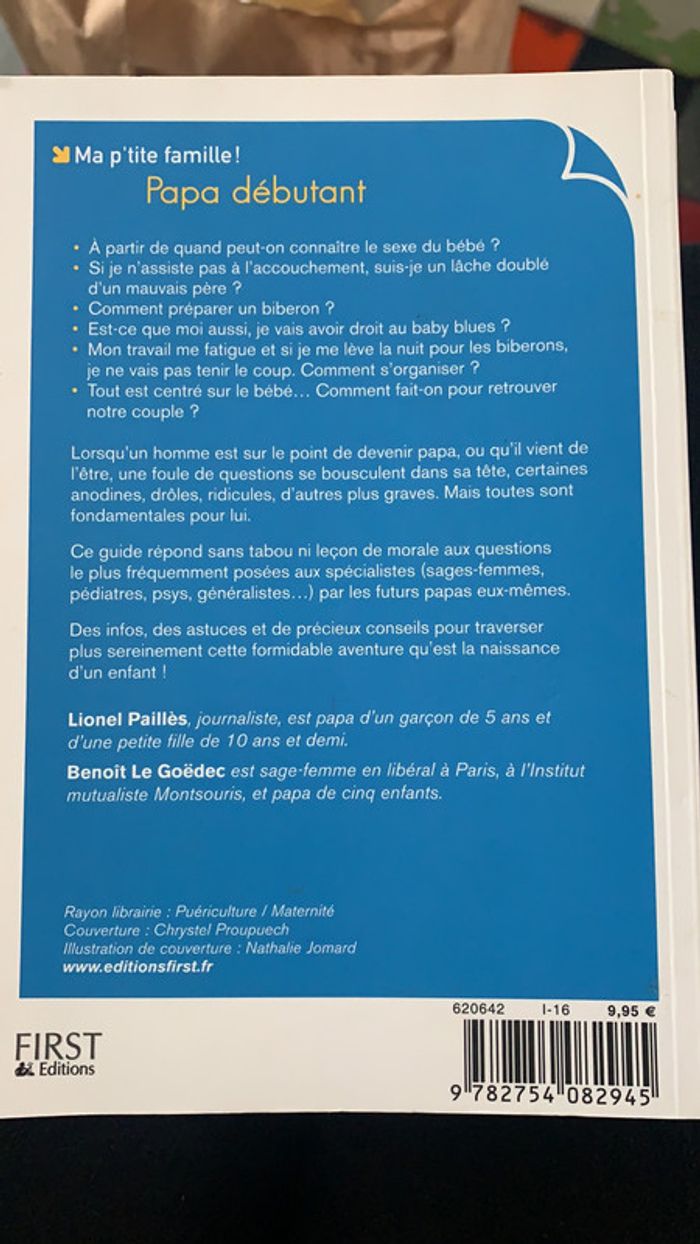 Livre Papa débutant - photo numéro 2