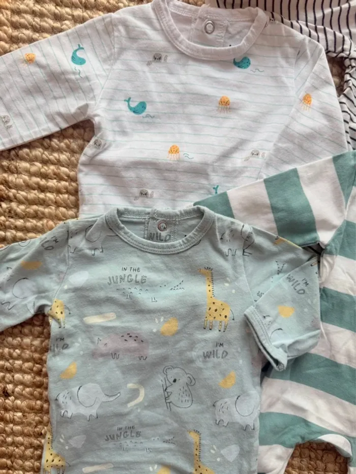 Lot Kiabi 1mois / 54cm - photo numéro 2