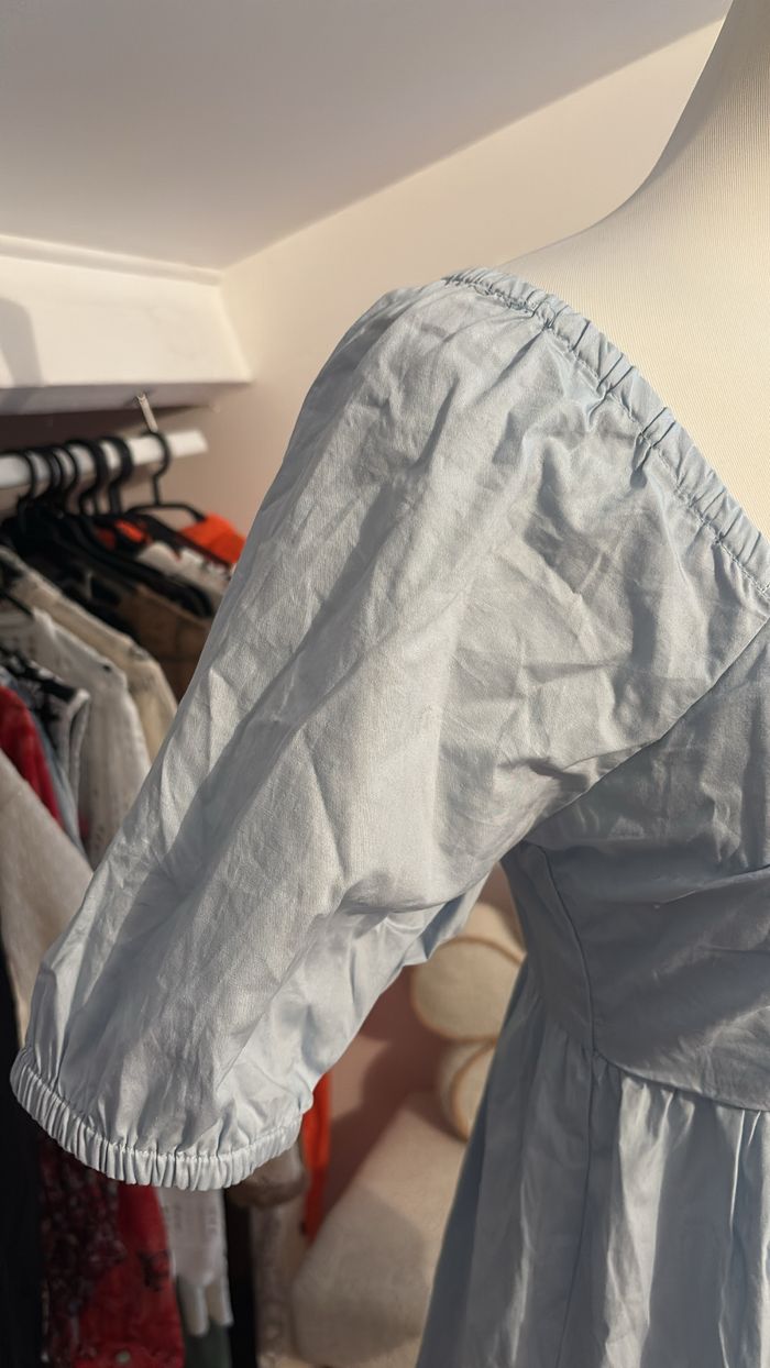 Haut manches bouffantes bleu ciel Primark T38 - photo numéro 2