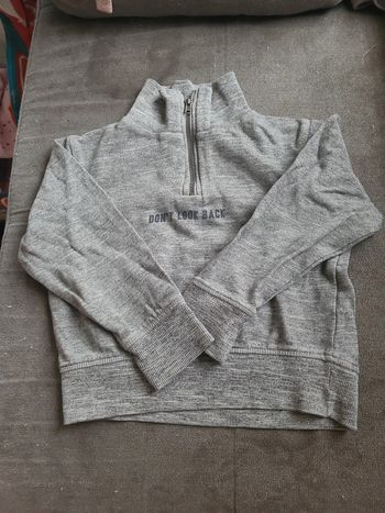 Pull gris garçon