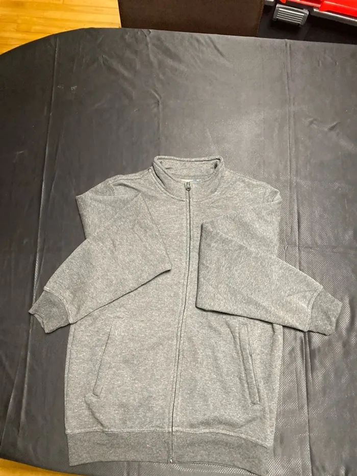 Veste sweat clique gris chine S - photo numéro 2