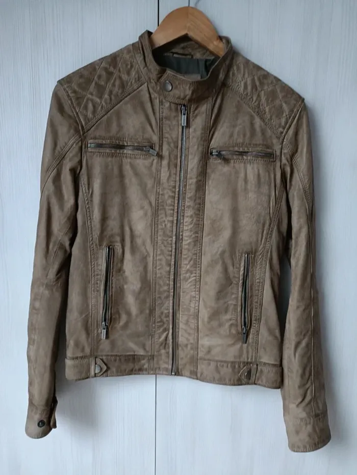 Veste cuir Devred Taille S