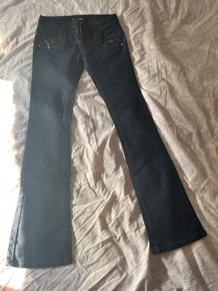 Jeans bleu brut