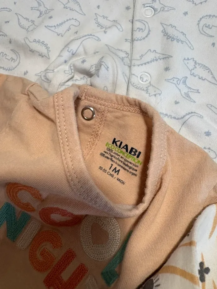 Lot pyjama coton 1mois garçon - photo numéro 4