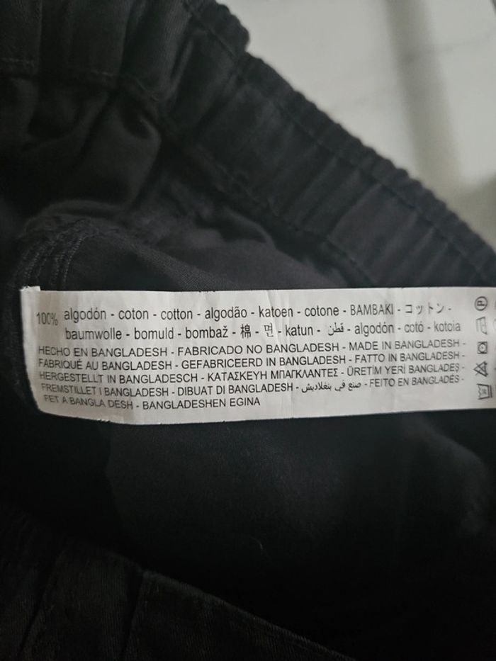 Bershka pantalon noir parachute taille XL - photo numéro 10