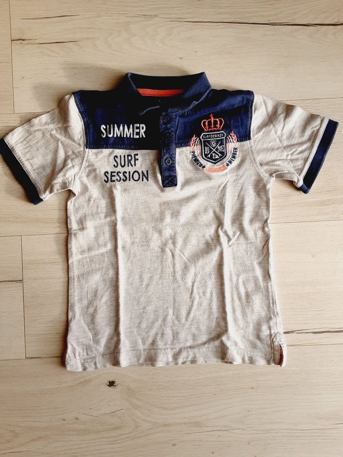 Vêtement garçon tee-shirt polo manches courtes Gémo 5 ans