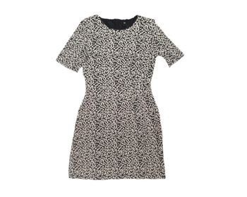Robe à motifs noir/blanc | H&M | Taille 40