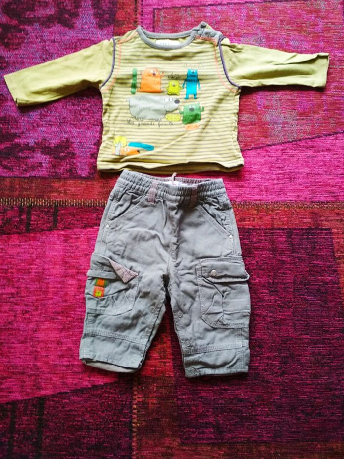 Tee-shirt et pantalon garçon La compagnie des petits