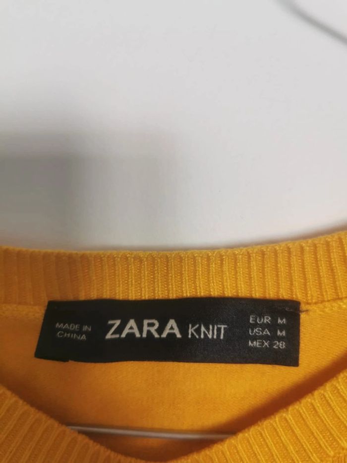 T-shirt jaune zara - photo numéro 4