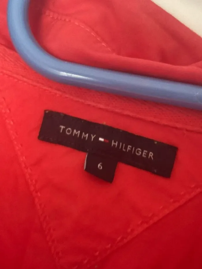 Chemise femme tommy Hilfiger rouge Taille 6 - photo numéro 4