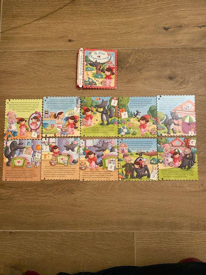 Livre puzzle le petit chaperon rouge