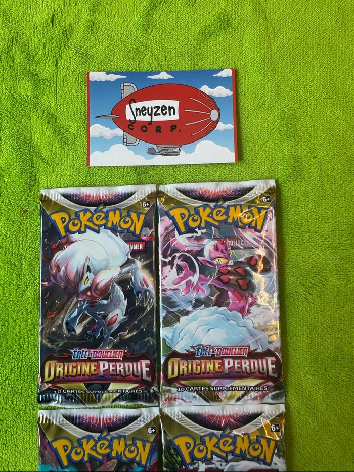 Artset 4 Boosters EB11 Origine Perdue Neuf et Scellé Pokémon - photo numéro 3