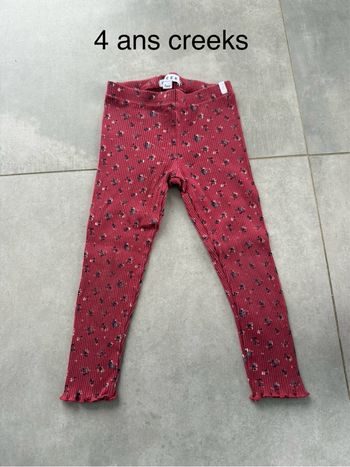 Legging 4 ans creeks imprimé fleurs